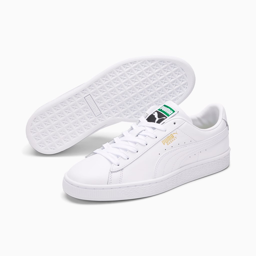 Baskets Puma Basket Classic XXI Femme Blanche Blanche | MFERN7012