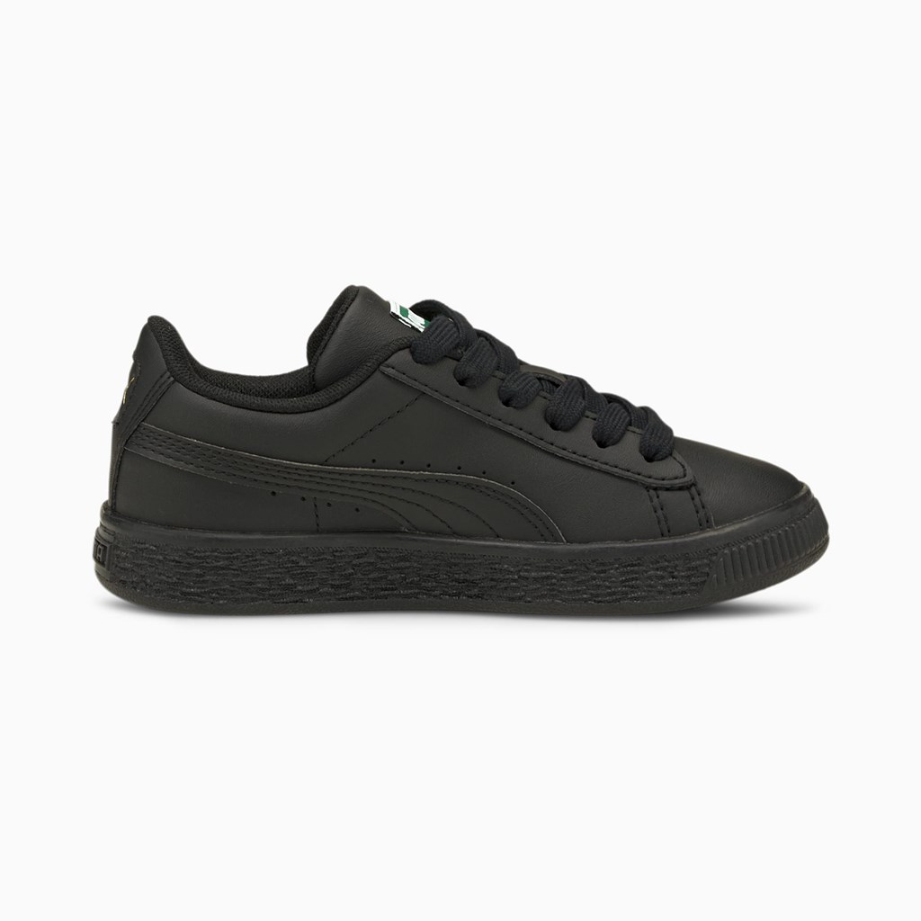 Baskets Puma Basket Classic XXI Little Garcon Noir Noir | 9513624-LJ