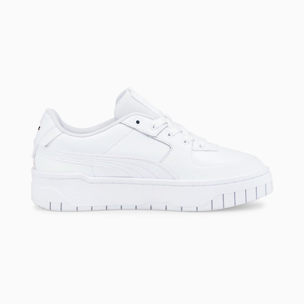 Baskets Puma Cali Dream Cuir Femme Blanche | JVSHP2387