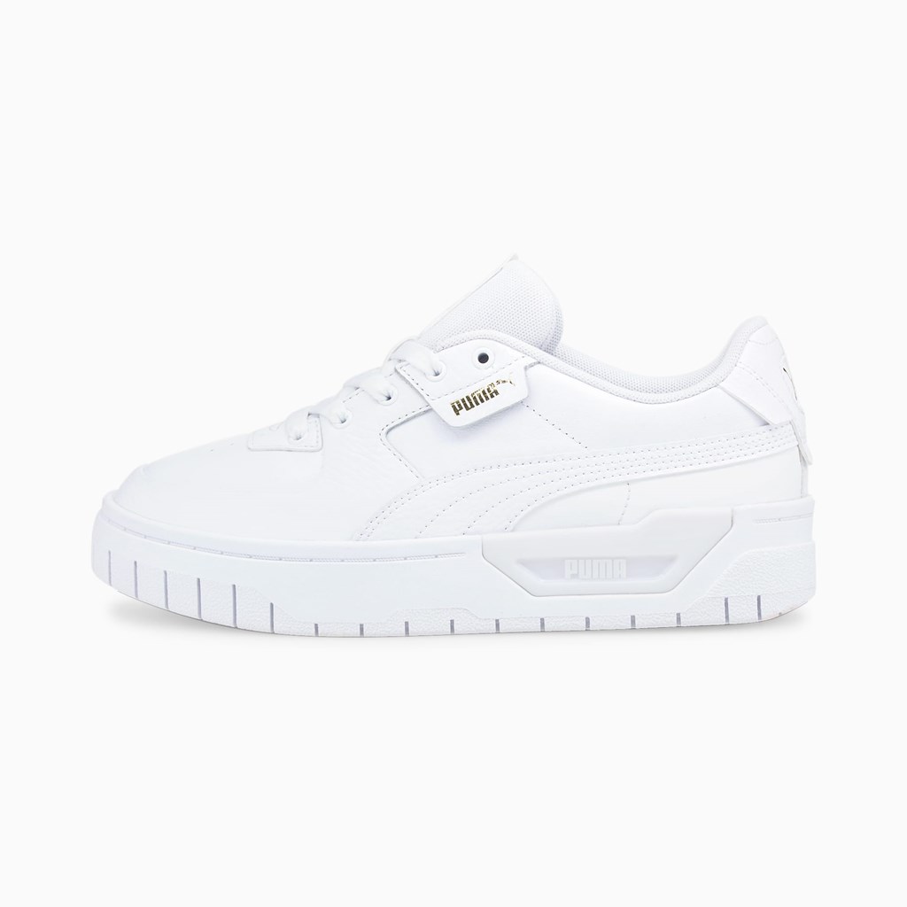 Baskets Puma Cali Dream Cuir Femme Blanche | JVSHP2387