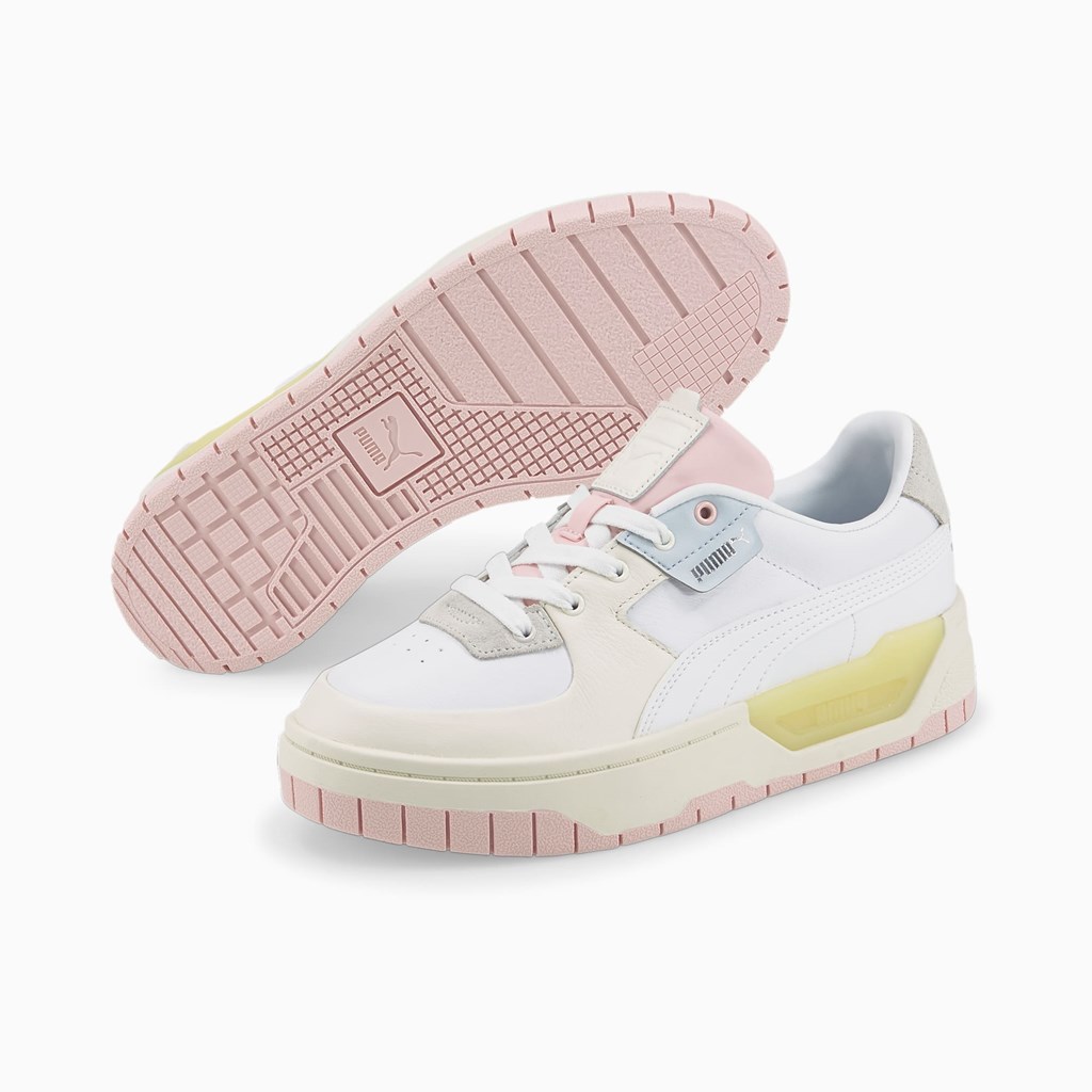 Baskets Puma Cali Dream Femme Blanche Rose | YVQFW8354