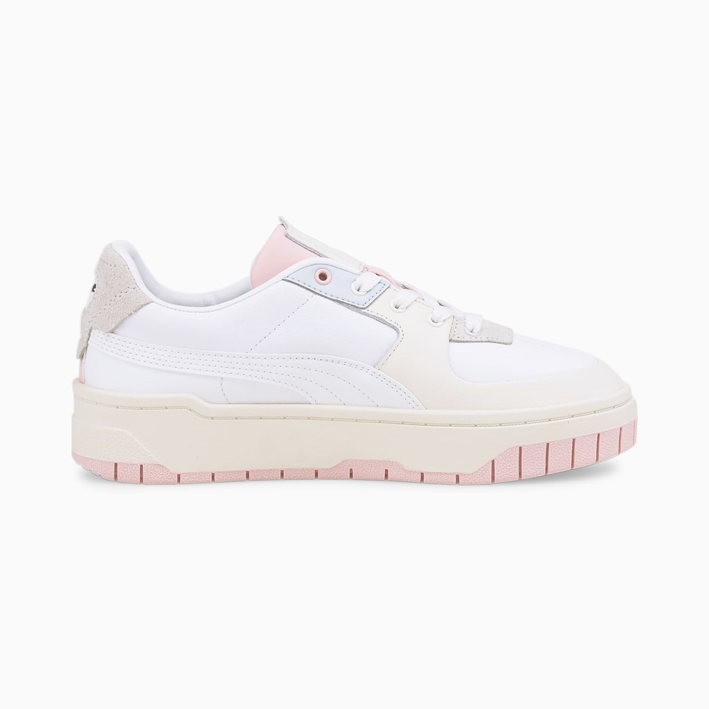 Baskets Puma Cali Dream Femme Blanche Rose | YVQFW8354