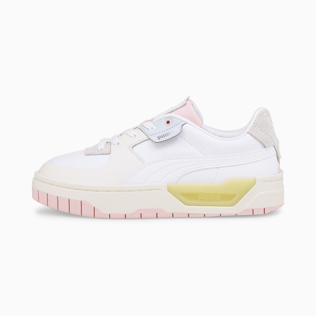 Baskets Puma Cali Dream Femme Blanche Rose | YVQFW8354