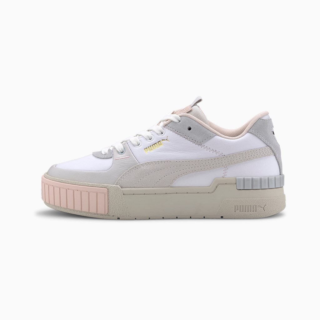 Baskets Puma Cali Sport Mix Femme Blanche | DKCOQ4539