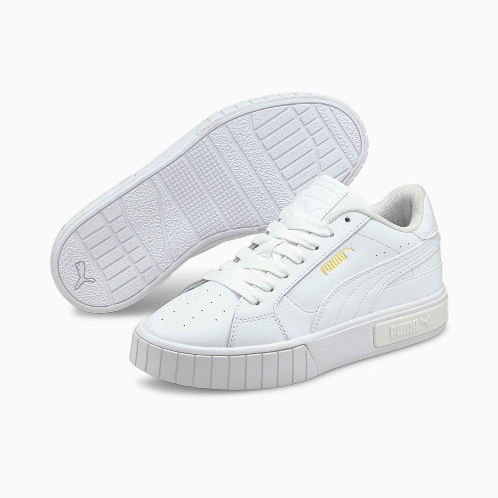 Baskets Puma Cali Star Jr Fille Blanche Blanche | 7105982-BP