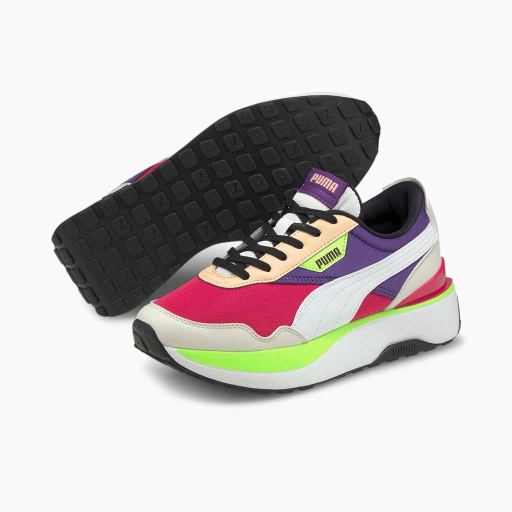 Baskets Puma Cruise Rider Flair Femme Violette | EVFSU8365