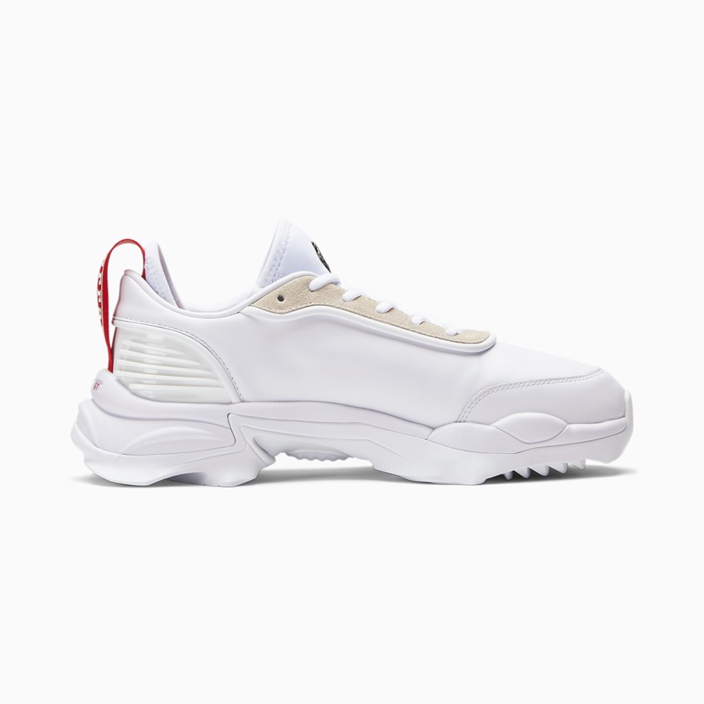 Baskets Puma Ferrari Nitefox GT Homme Blanche | SHYUZ6459