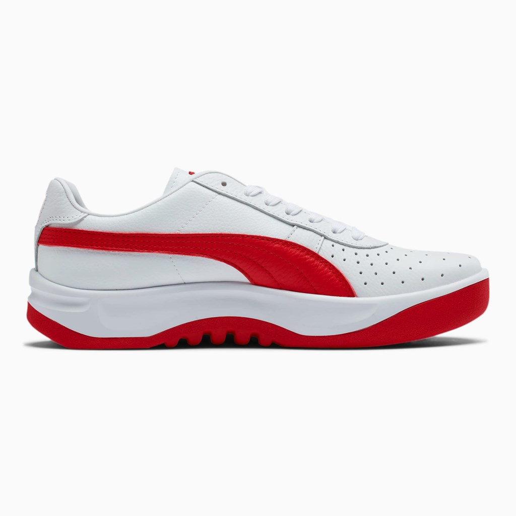 Baskets Puma GV Special+ Homme Blanche Rouge | UPR-251478