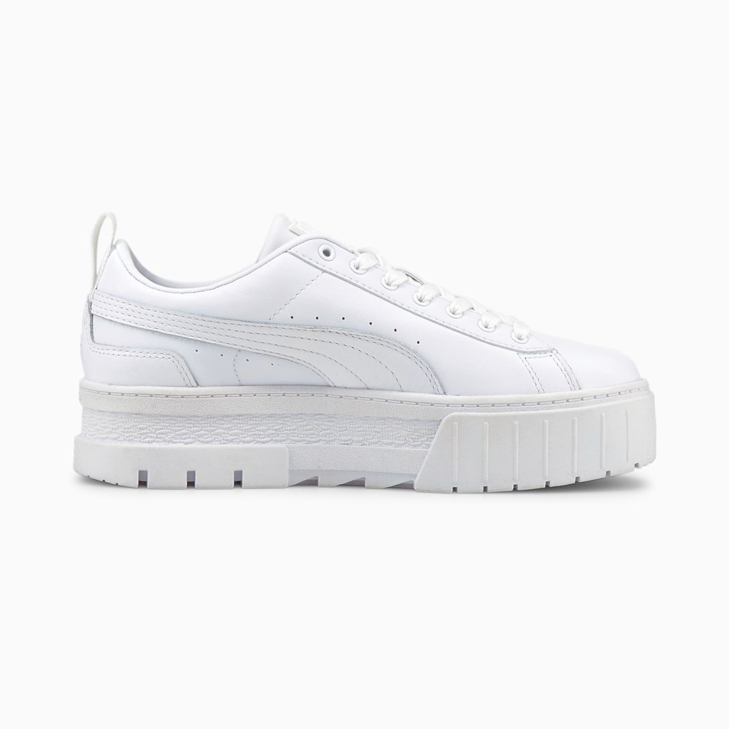 Baskets Puma Mayze Classic Femme Blanche | AIVQD5238