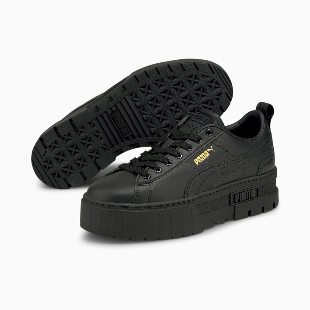 Baskets Puma Mayze Classic Femme Noir | HDYOZ5983