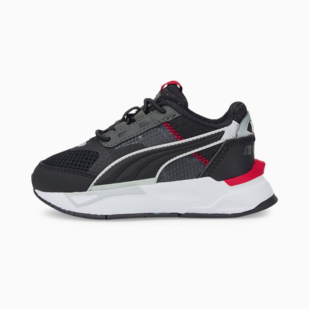 Baskets Puma Mirage Sport Tech Toddler Garcon Noir Noir Rouge | 8295143-XM