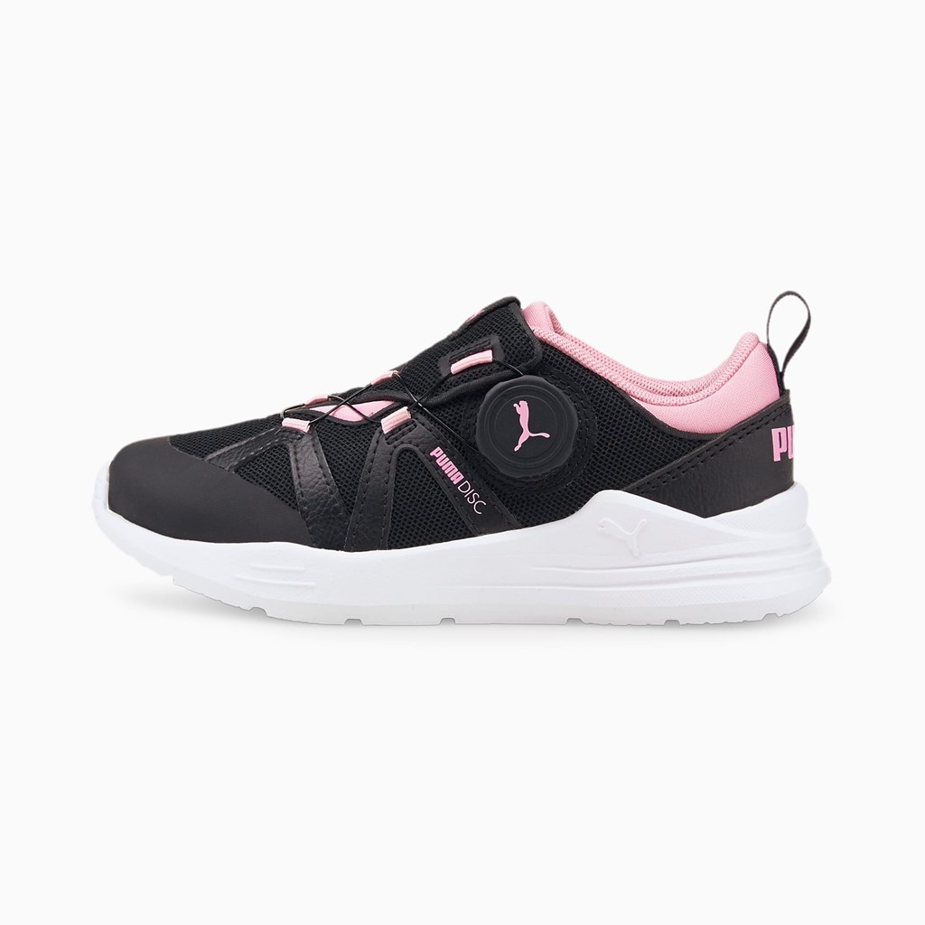 Baskets Puma PUMA Wired Run Disc Little Garcon Noir Rose | 2760819-JR