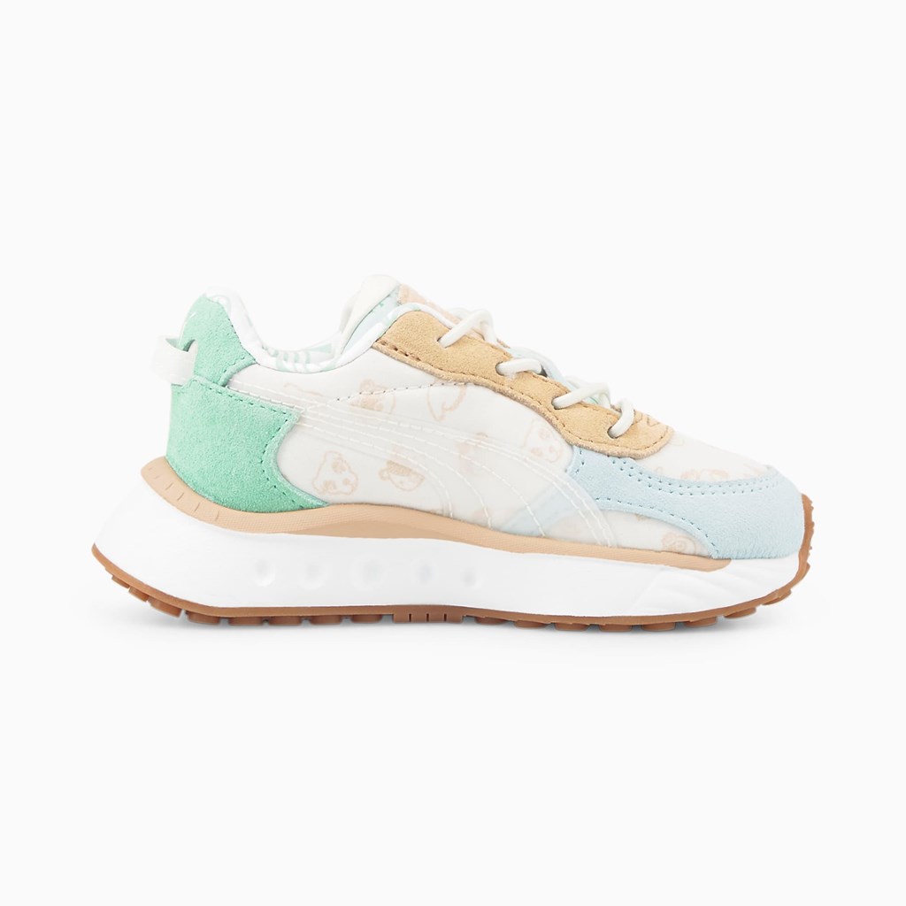 Baskets Puma PUMA x Animal Crossing™: New Horizons Wild Rider Toddler Fille Noir Blanche | TRI-049572