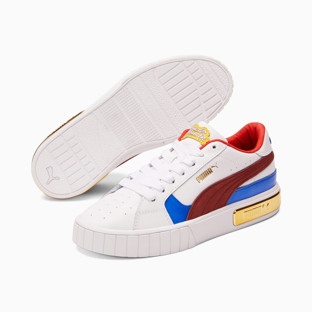 Baskets Puma PUMA x DC Justice League Cali Star Wonder Femme Blanche Rouge | PUNBK7234