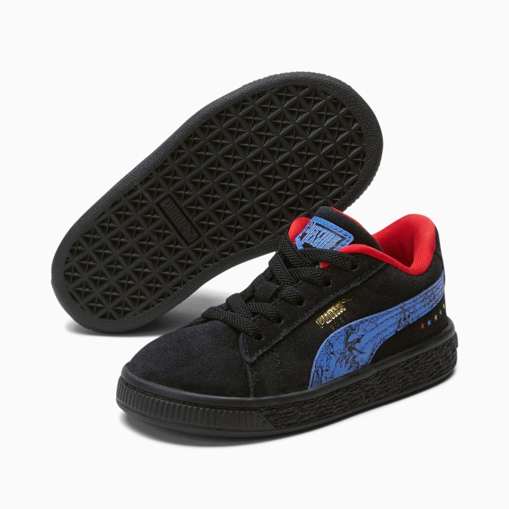 Baskets Puma PUMA x DC Justice League Suede Toddler Fille Noir | UAR-592074