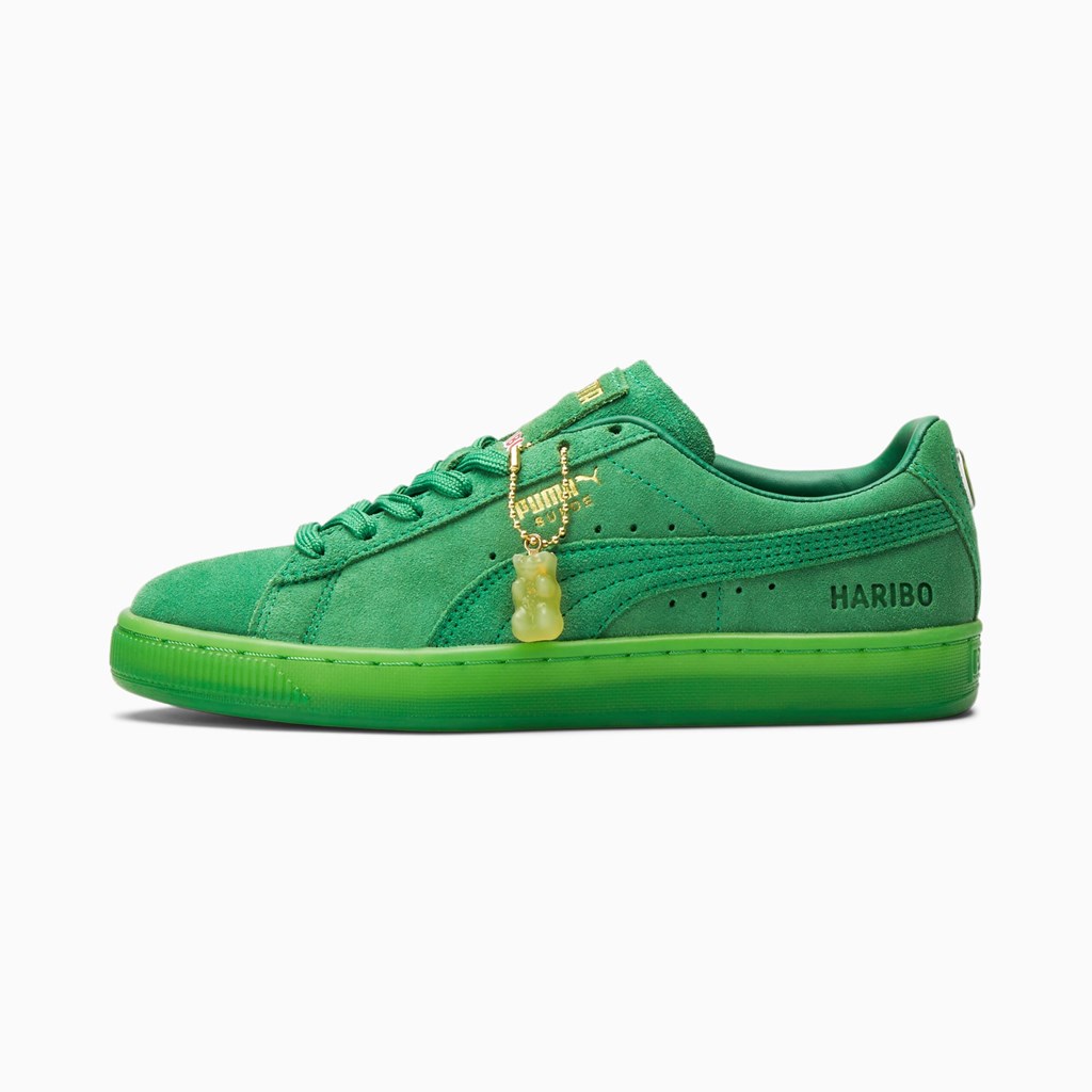 Baskets Puma PUMA x HARIBO Suede JR Fille Vert Vert | RVP-820451