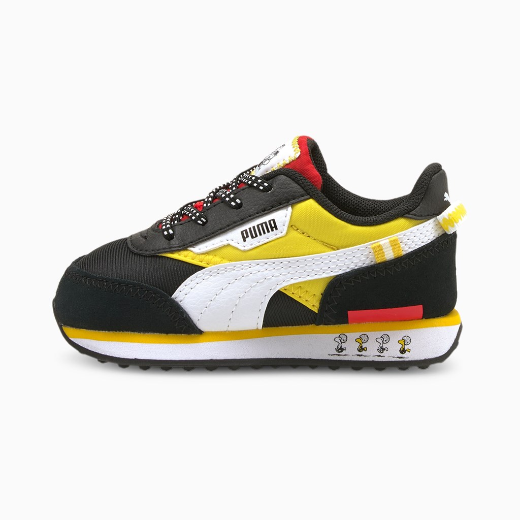 Baskets Puma PUMA x PEANUTS Future Rider Toddler Fille Noir | LME-248730