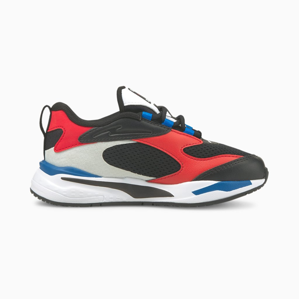 Baskets Puma RS-Fast Little Fille Noir Rouge Bleu | QKU-635401