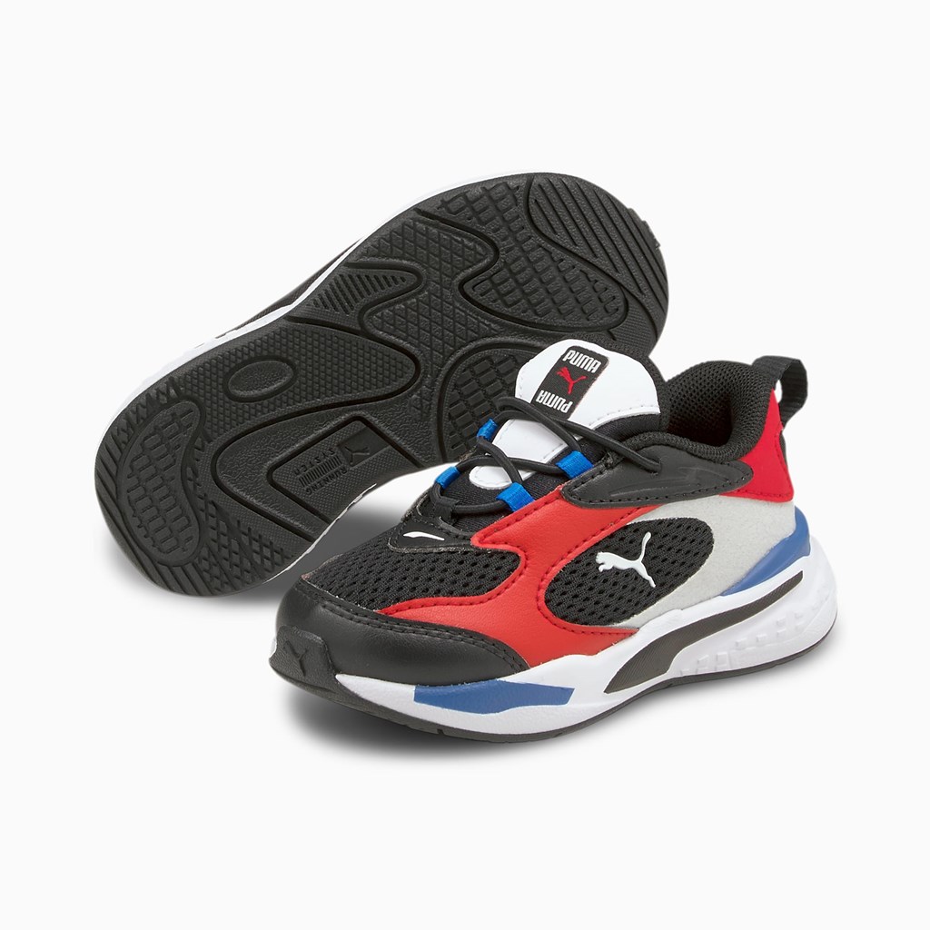 Baskets Puma RS-Fast Toddler Fille Noir Rouge Bleu | NQL-495728