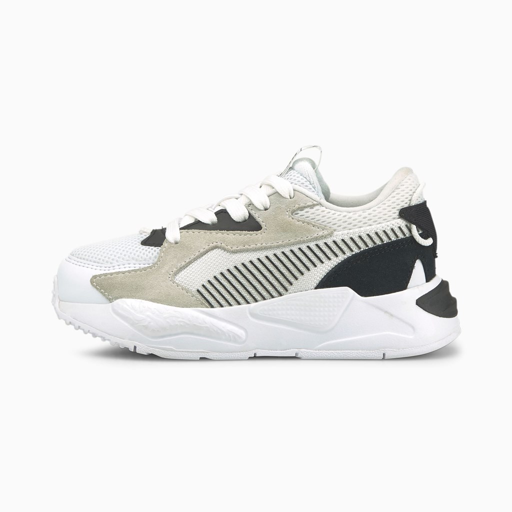 Baskets Puma RS-Z Little Fille Blanche Noir | VIO-879136