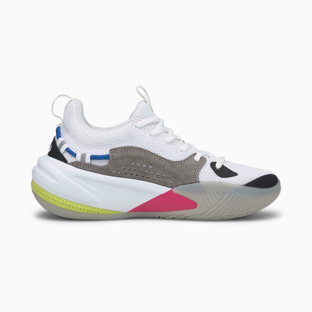 Baskets Puma Rs-dreamer Little Garcon Blanche Violette | 8543126-IO