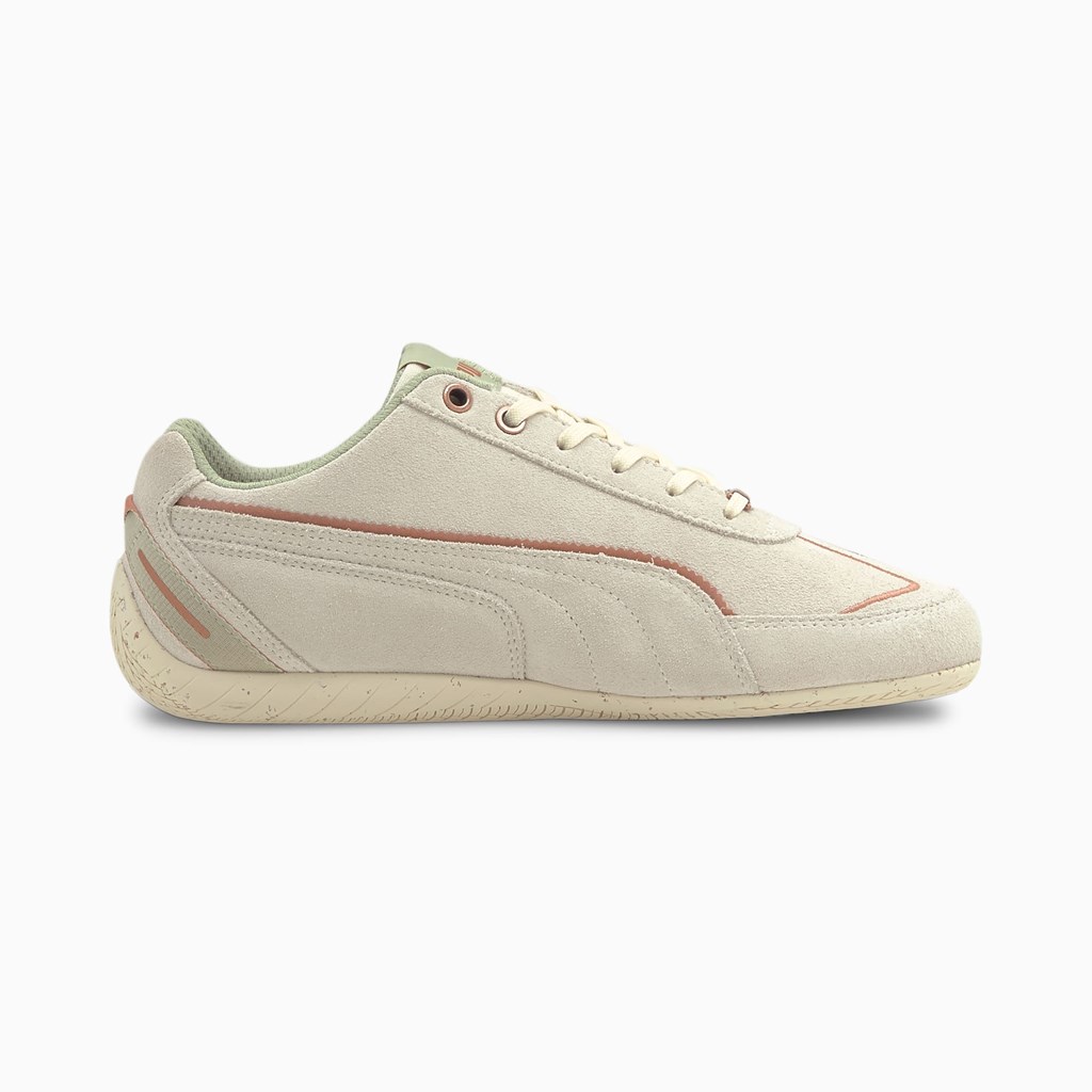 Baskets Puma Speedcat Metallic Remix Femme Blanche Cuivre | KGCNI4218