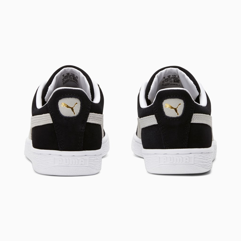 Baskets Puma Suede Classic XXI Femme Noir Blanche | XDGAR5082