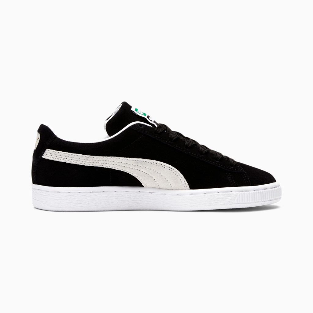 Baskets Puma Suede Classic XXI Femme Noir Blanche | XDGAR5082