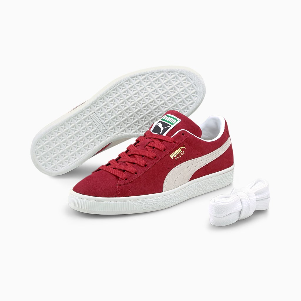 Baskets Puma Suede Classic XXI Homme Blanche | UYO-903421