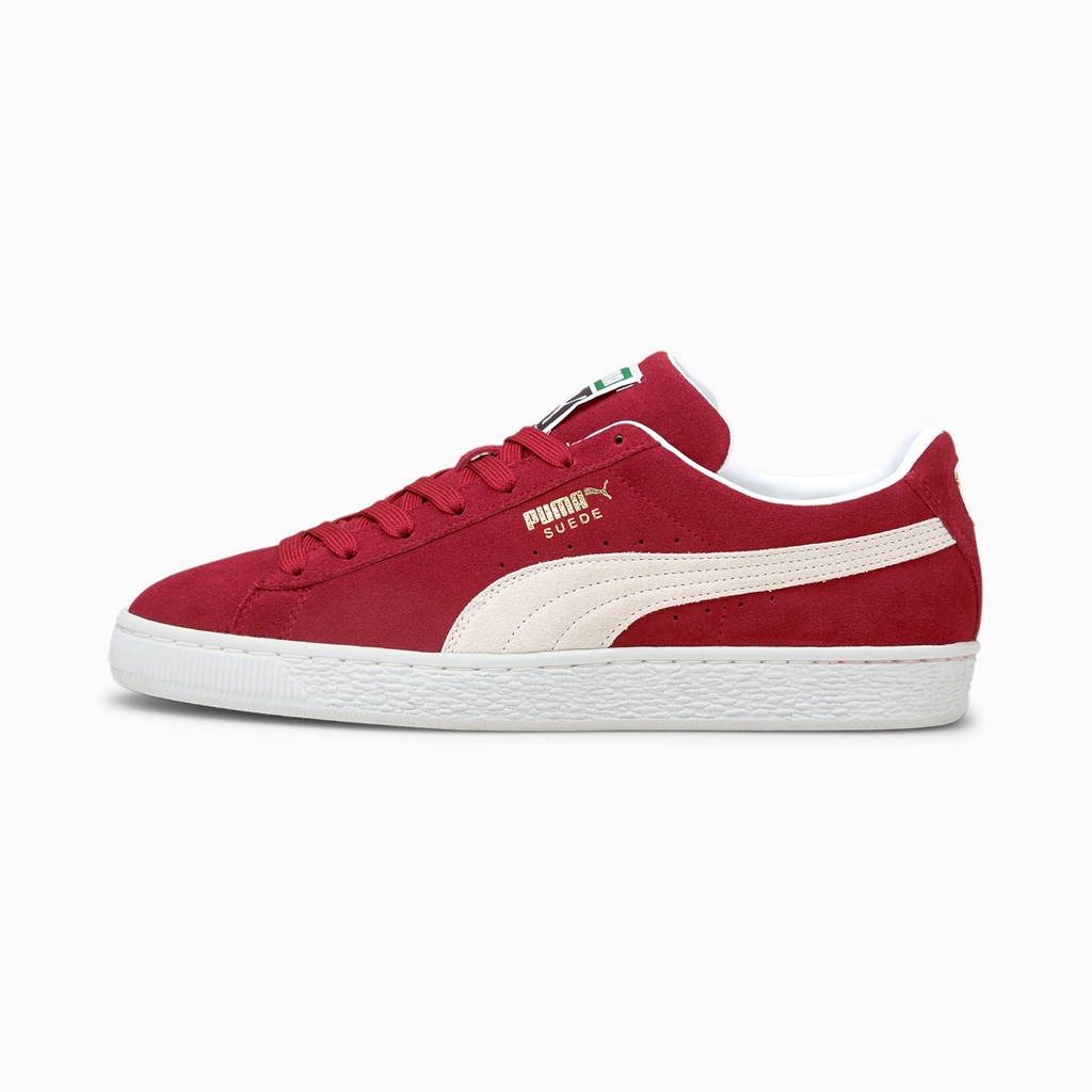 Baskets Puma Suede Classic XXI Homme Blanche | UYO-903421