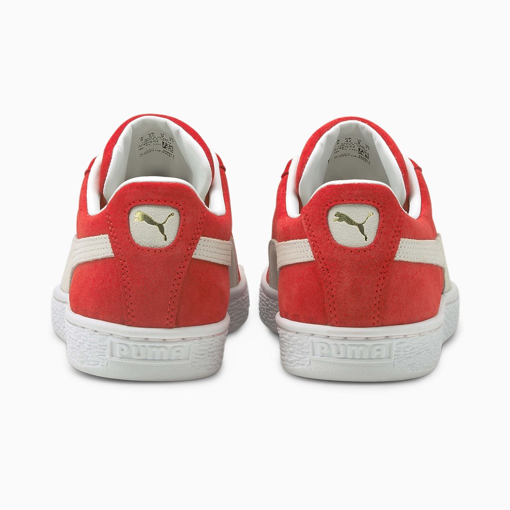 Baskets Puma Suede Classic XXI Homme Rouge Blanche | XPH-975364