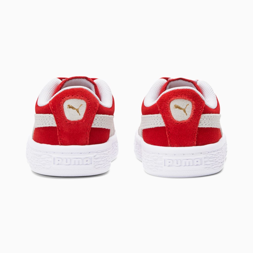 Baskets Puma Suede Classic XXI Toddler Fille Rouge Blanche | NSK-814902