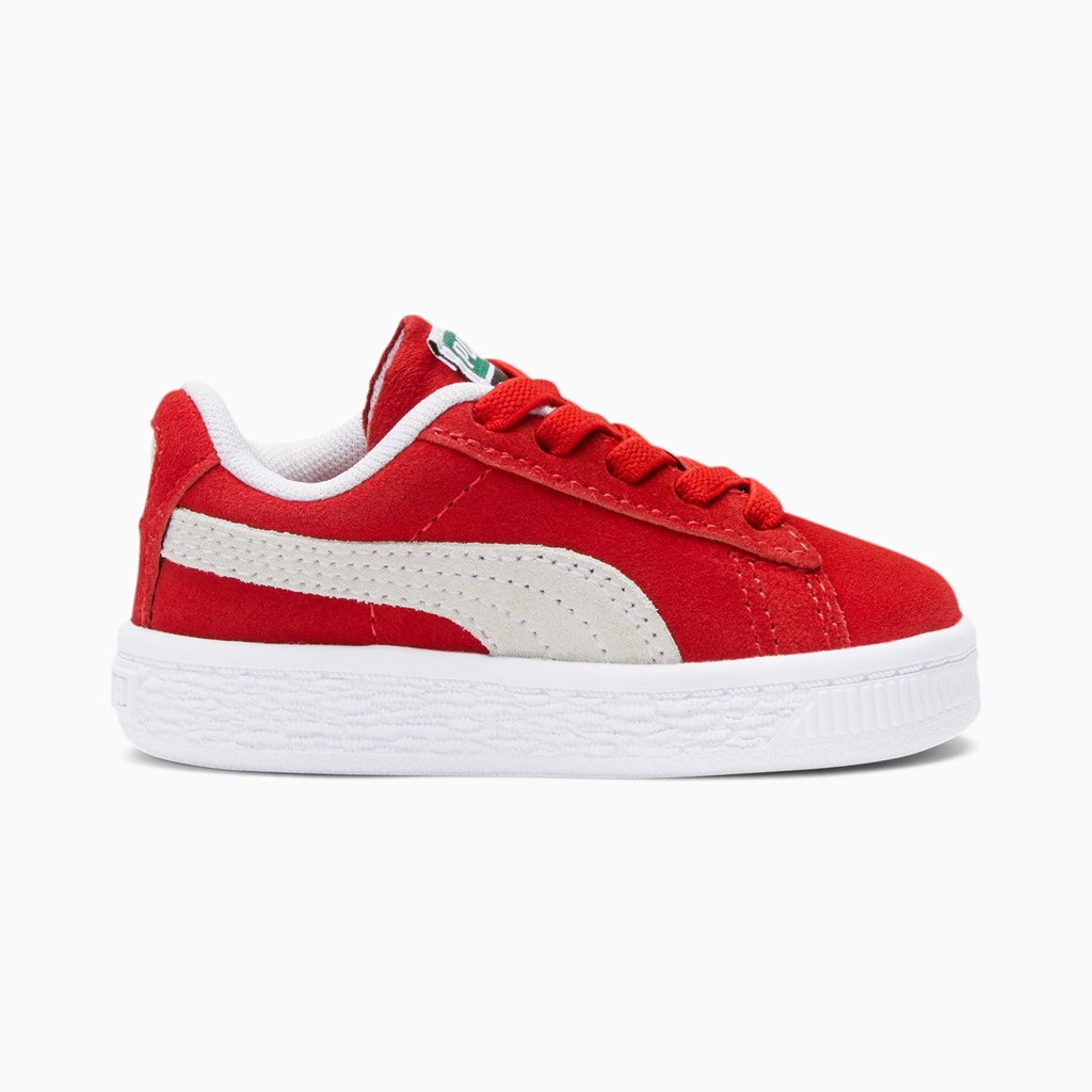 Baskets Puma Suede Classic XXI Toddler Fille Rouge Blanche | NSK-814902