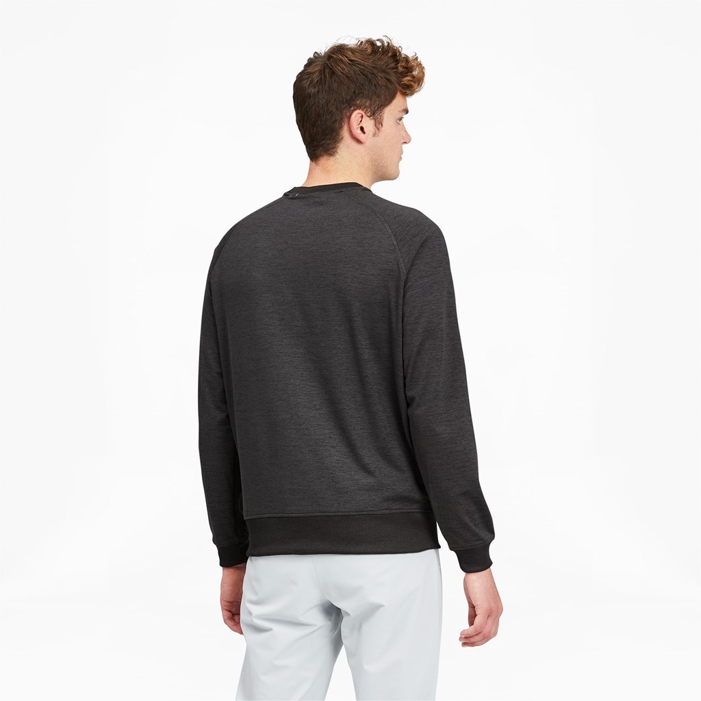 Chandails Puma EGW CLOUDSPUN PM Golf Crewneck Homme Noir | KYXHA8495