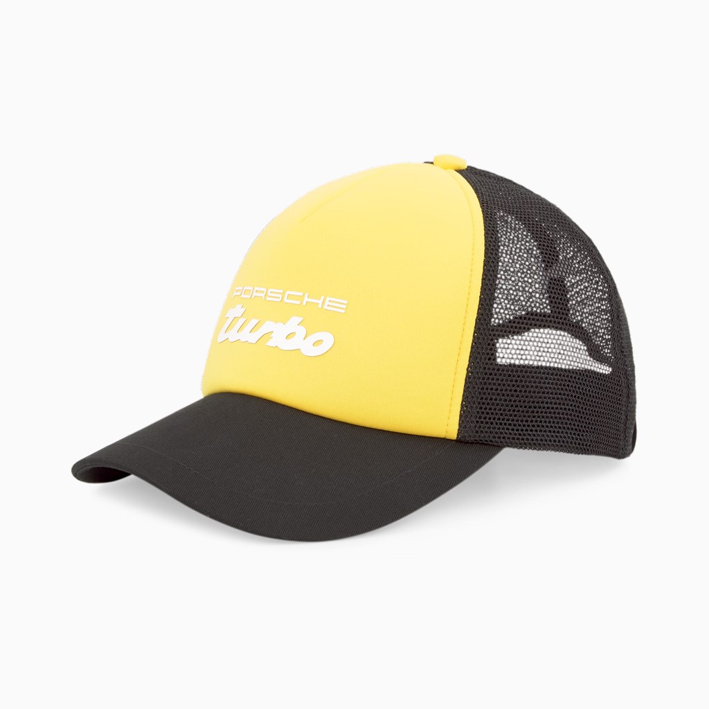 Chapeaux Puma Porsche Legacy Trucker Femme Citron | 8695031-DT