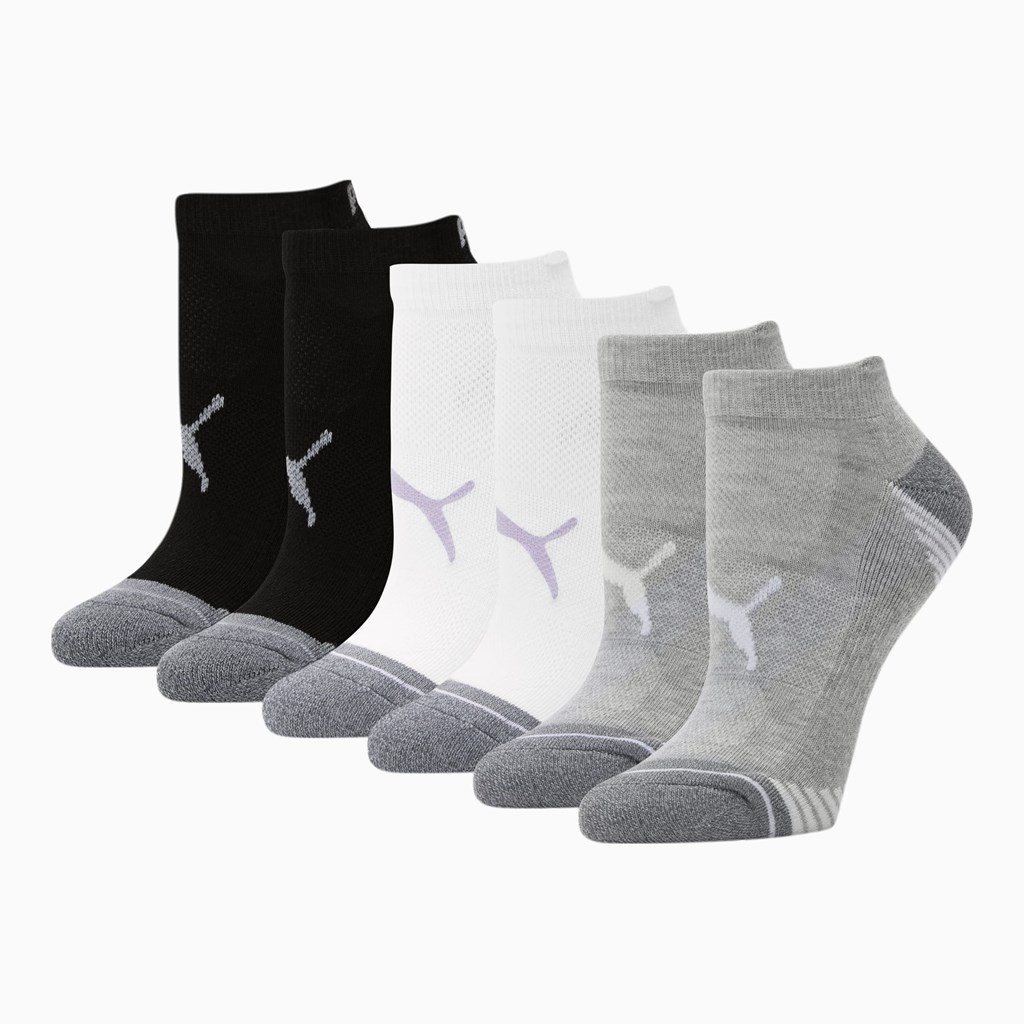 Chaussettes Puma Low Cut Socks [6 Pack] Femme Blanche Violette | OGHPR9513