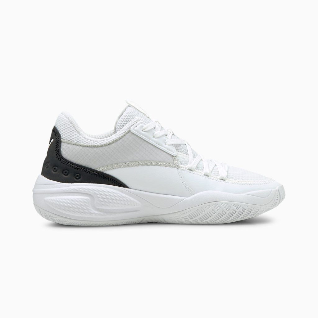 Chaussure De Basketball Puma Court Rider I Femme Blanche Noir | 2495786-AO