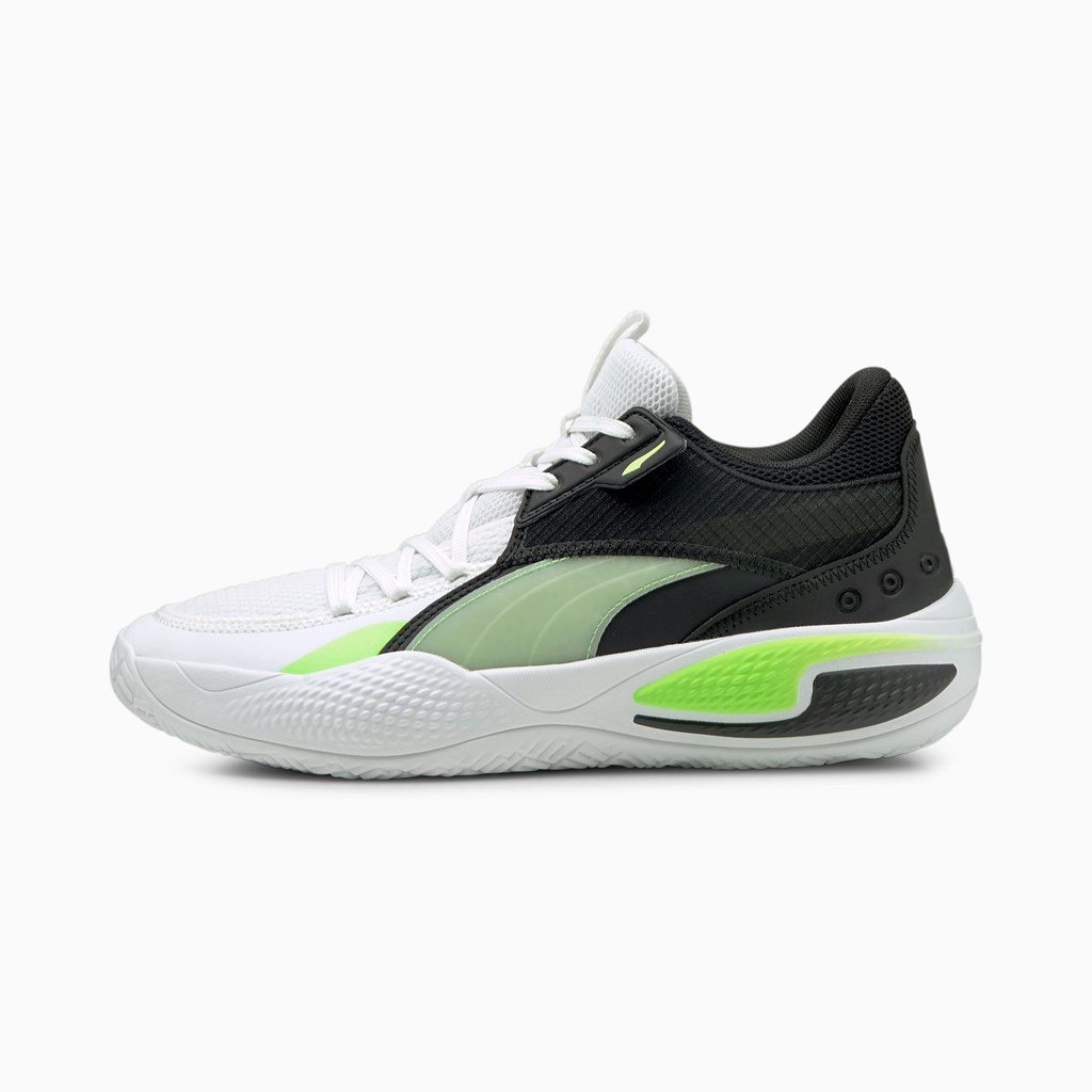 Chaussure De Basketball Puma Court Rider I Homme Blanche Vert | 4376820-OY