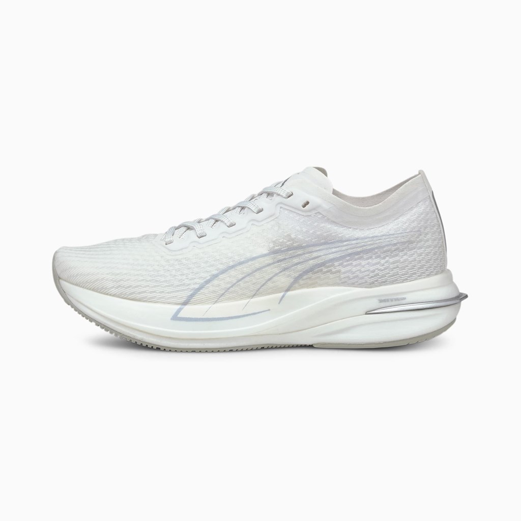 Chaussures Running Puma Deviate NITRO COOLadapt Femme Blanche | 6208571-YQ