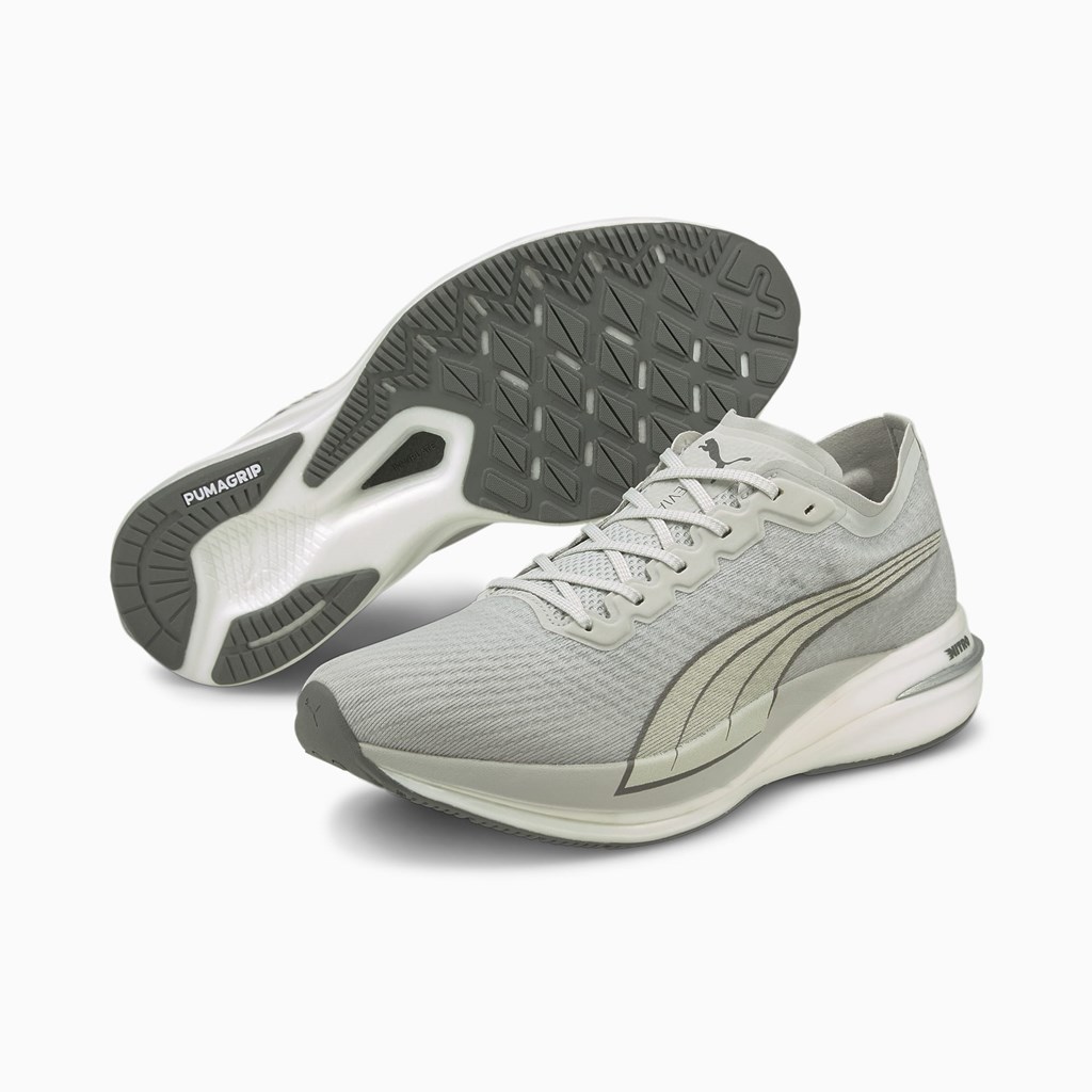 Chaussures Running Puma Deviate NITRO Homme Gray Violet | 9856130-LH