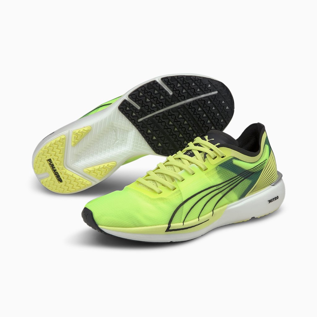 Chaussures Running Puma Liberate NITRO Femme Jaune Noir | 8974026-WF