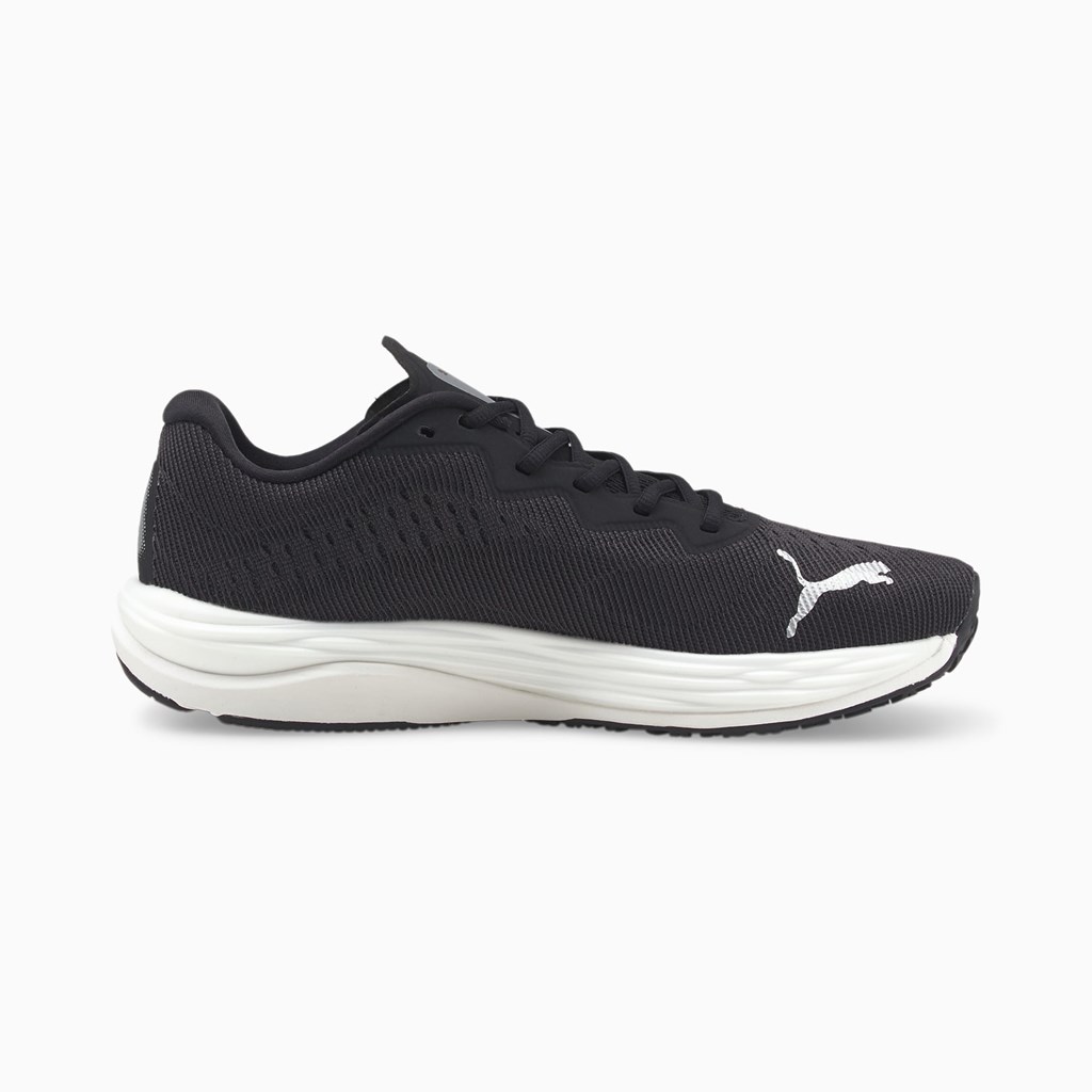 Chaussures Running Puma Velocity NITRO 2 Homme Noir Blanche | 4358926-VS