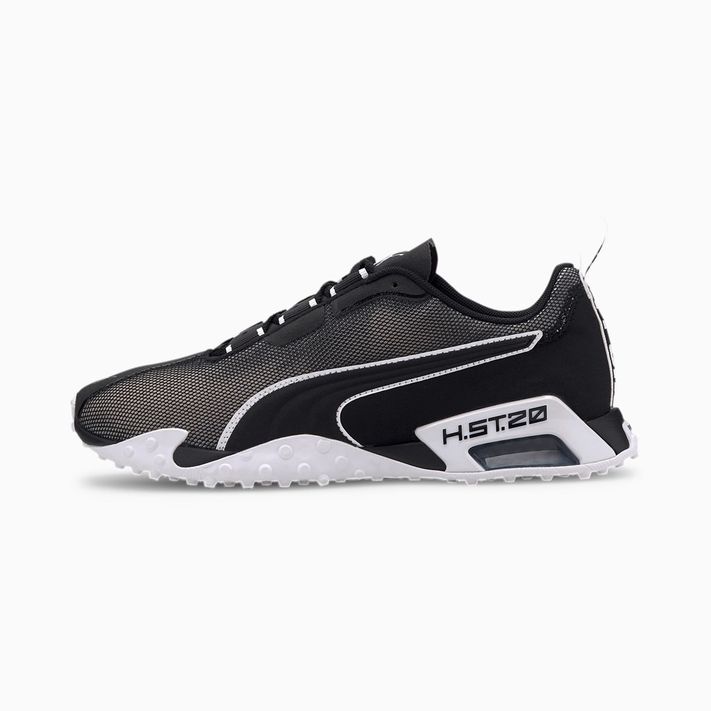 Chaussures de Sport Puma H.ST.20 Homme Noir Blanche | 7659208-IX