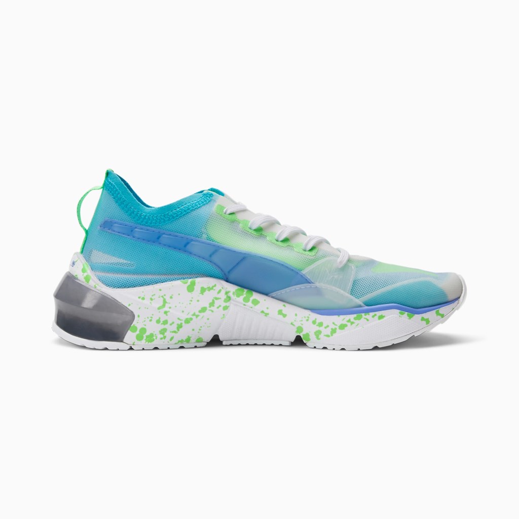 Chaussures de Sport Puma LQDCELL Optic Sheer GID Femme Blanche Violette Vert | 2735069-RP