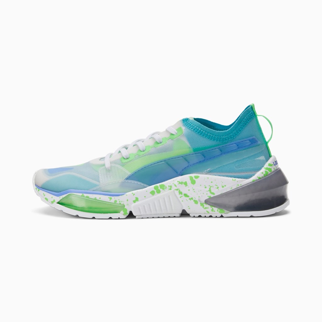 Chaussures de Sport Puma LQDCELL Optic Sheer GID Femme Blanche Violette Vert | 2735069-RP