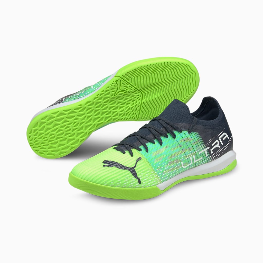 Crampons de Foot Puma ULTRA 3.3 IT Homme Vert | RZGVN8703