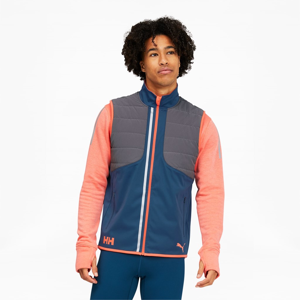 Gilet Puma PUMA x HELLY HANSEN Homme Bleu Corail | 6287149-PE