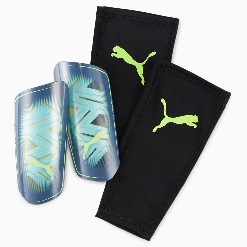 Guards Puma ULTRA Flex Sleeve Shin Guards Femme Vert Noir | 4283976-RL