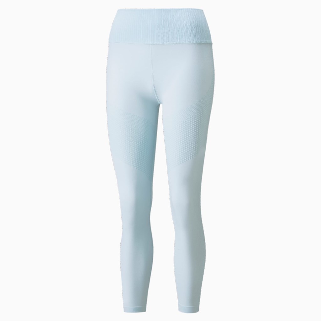 Leggings Puma FormKnit Seamless High Taille 7/8 Course Femme Bleu Blanche | 4367102-AY