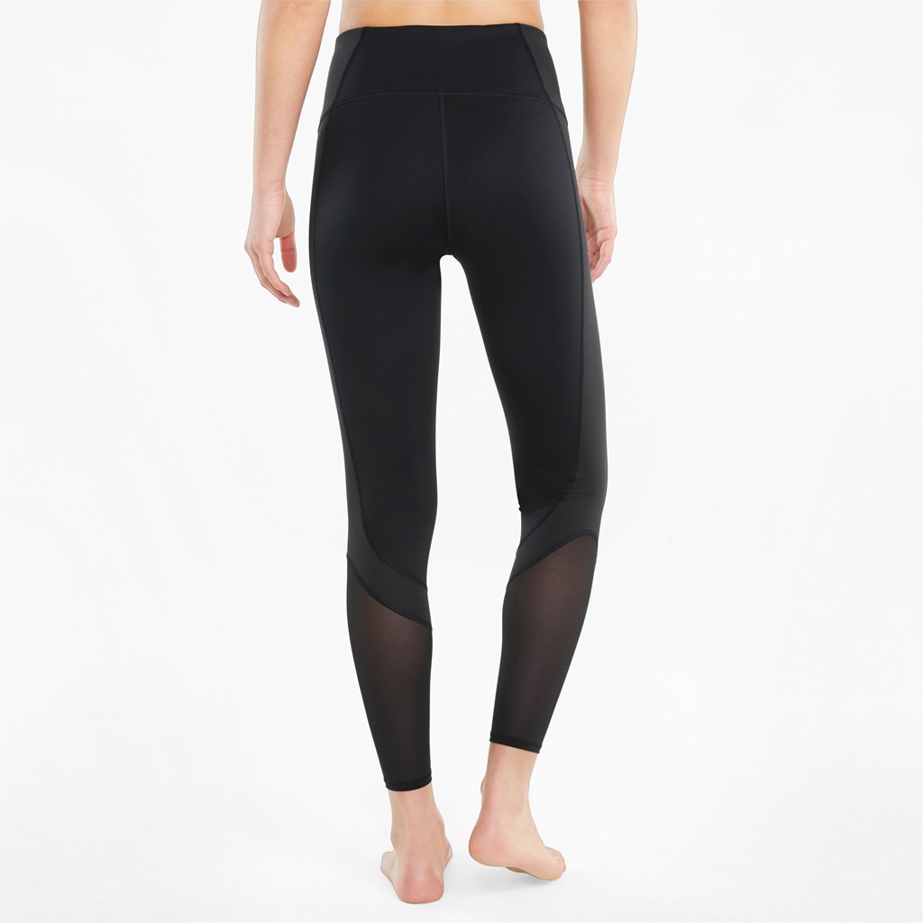 Leggings Puma STUDIO Ottoman High Taille 7/8 Course Femme Noir | 4213897-XL